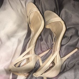 Cream stilettos!